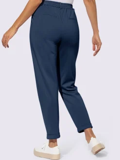 Pantalons jogpants en jersey avec poches et détails raffinés