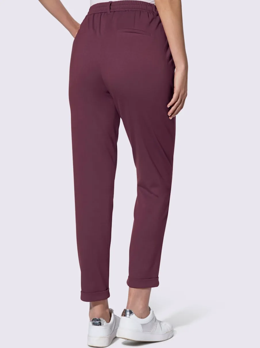 Pantalons jogpants en jersey avec poches et détails raffinés