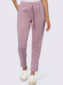Pantalons jogpants en jersey avec poches et détails raffinés