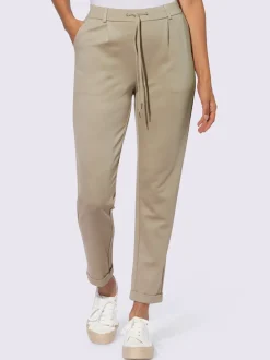 Pantalons jogpants en jersey avec poches et détails raffinés