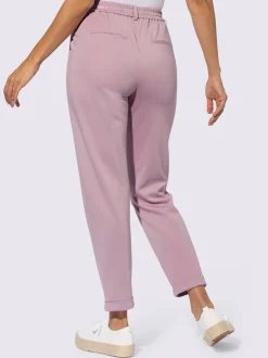 Pantalons jogpants en jersey avec poches et détails raffinés