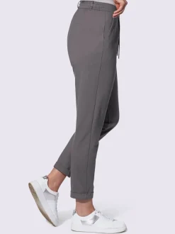 Pantalons jogpants en jersey avec poches et détails raffinés
