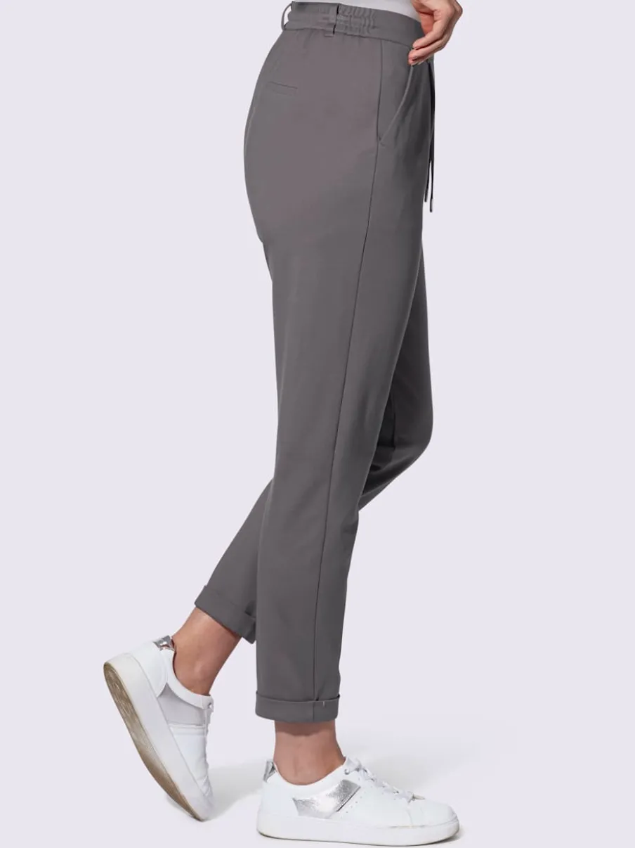 Pantalons jogpants en jersey avec poches et détails raffinés