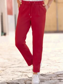 Pantalons jogpants en jersey avec poches et détails raffinés