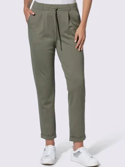 Pantalons jogpants en jersey avec poches et détails raffinés