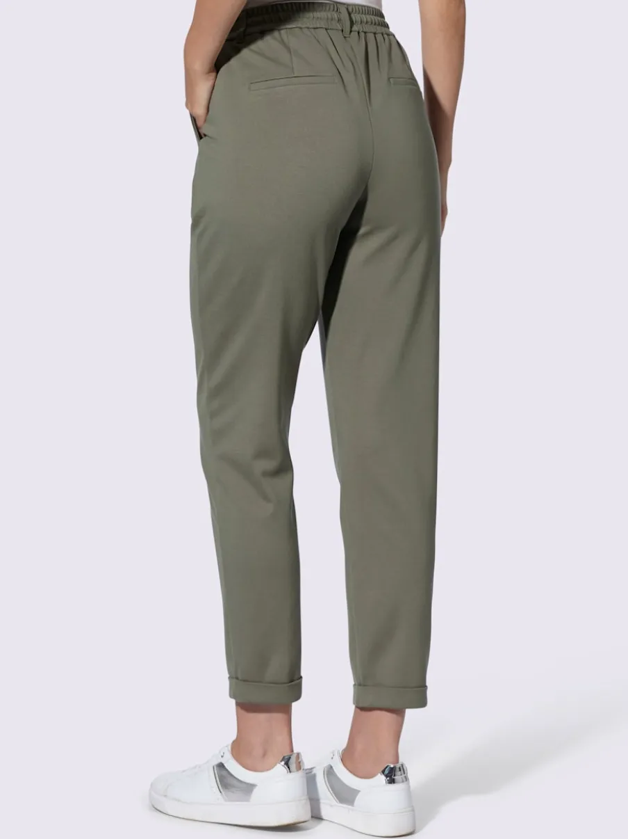 Pantalons jogpants en jersey avec poches et détails raffinés