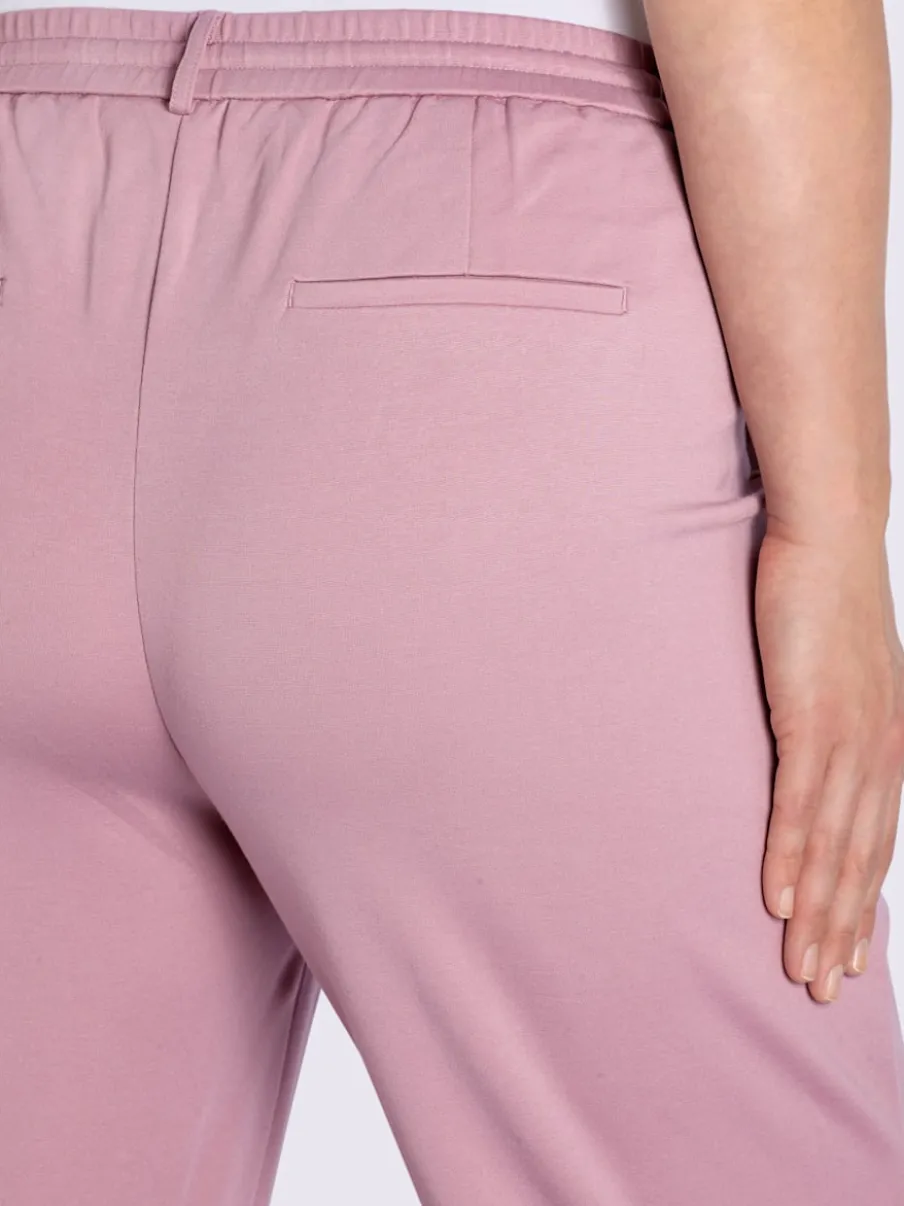 Pantalons jogpants en jersey avec poches et détails raffinés