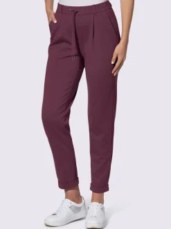 Pantalons jogpants en jersey avec poches et détails raffinés