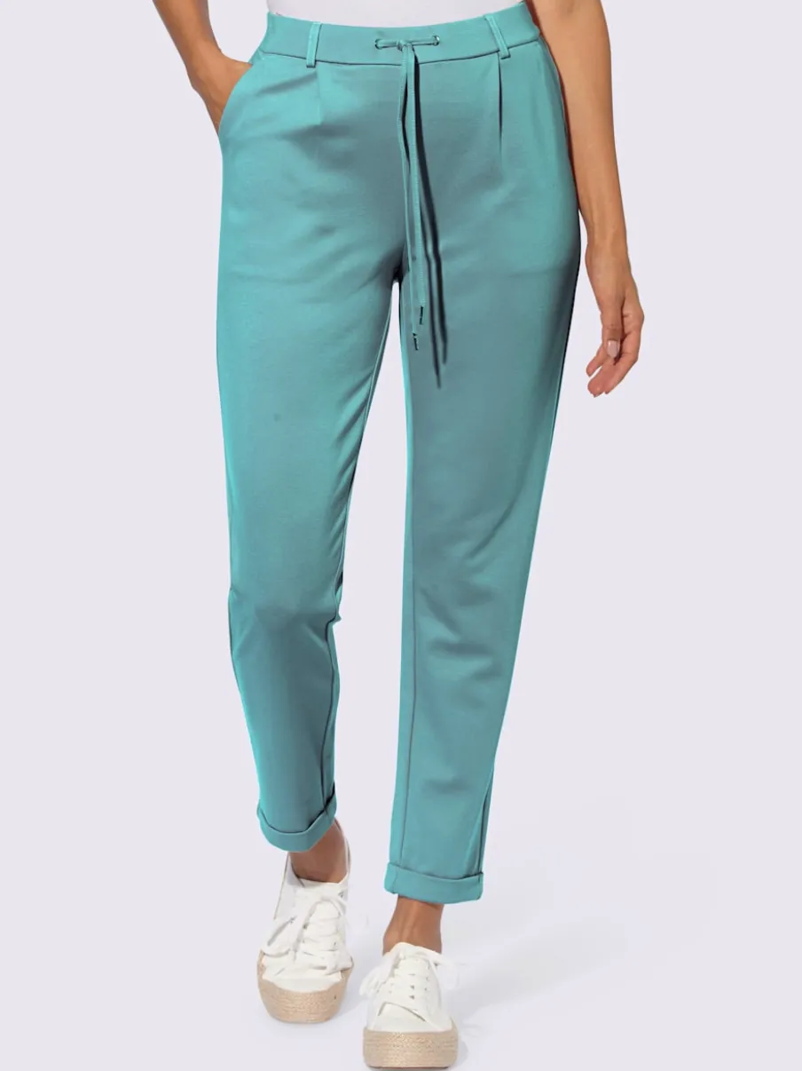 Pantalons jogpants en jersey avec poches et détails raffinés