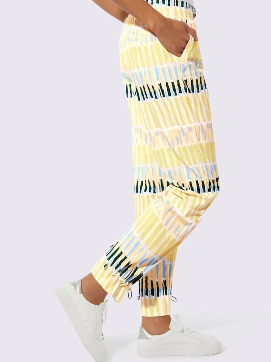 Pantalons jogpants en polyamide avec ceinture réglable