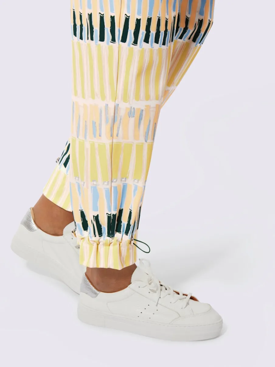 Pantalons jogpants en polyamide avec ceinture réglable