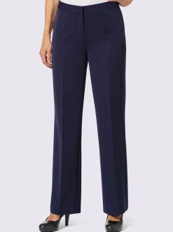Pantalons larges au tombé fluide et pinces structurantes