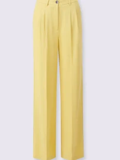 Pantalons larges avec plis et poches confort fit