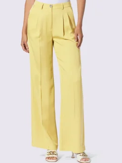 Pantalons larges avec plis et poches confort fit