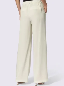 Pantalons larges avec plis et poches confort fit