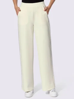 Pantalons larges avec poches avant et pierres brillantes