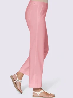 Pantalons larges avec poches et matière twill douce