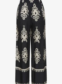 Pantalons larges avec poches imprimé viscose douce