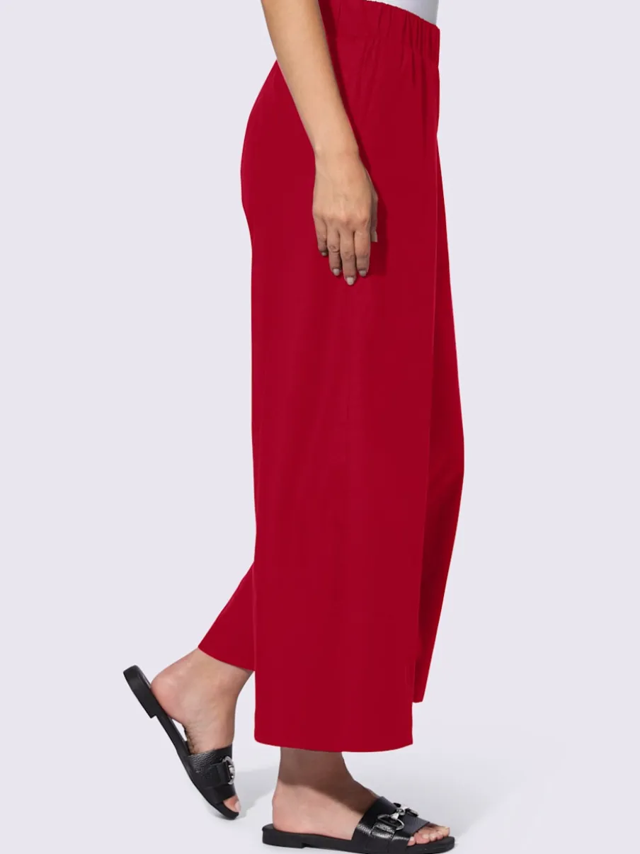 Pantalons larges à ceinture élastique avec poches latérales