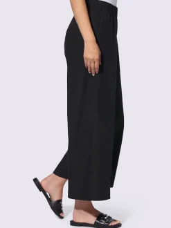 Pantalons larges à ceinture élastique avec poches latérales