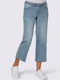 Pantalons larges décontractés en jean avec poches pratiques
