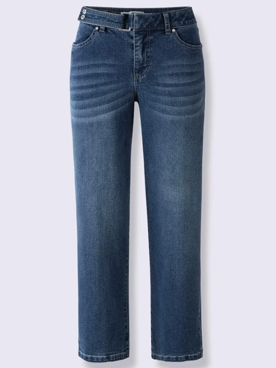 Pantalons larges décontractés en jean avec poches pratiques