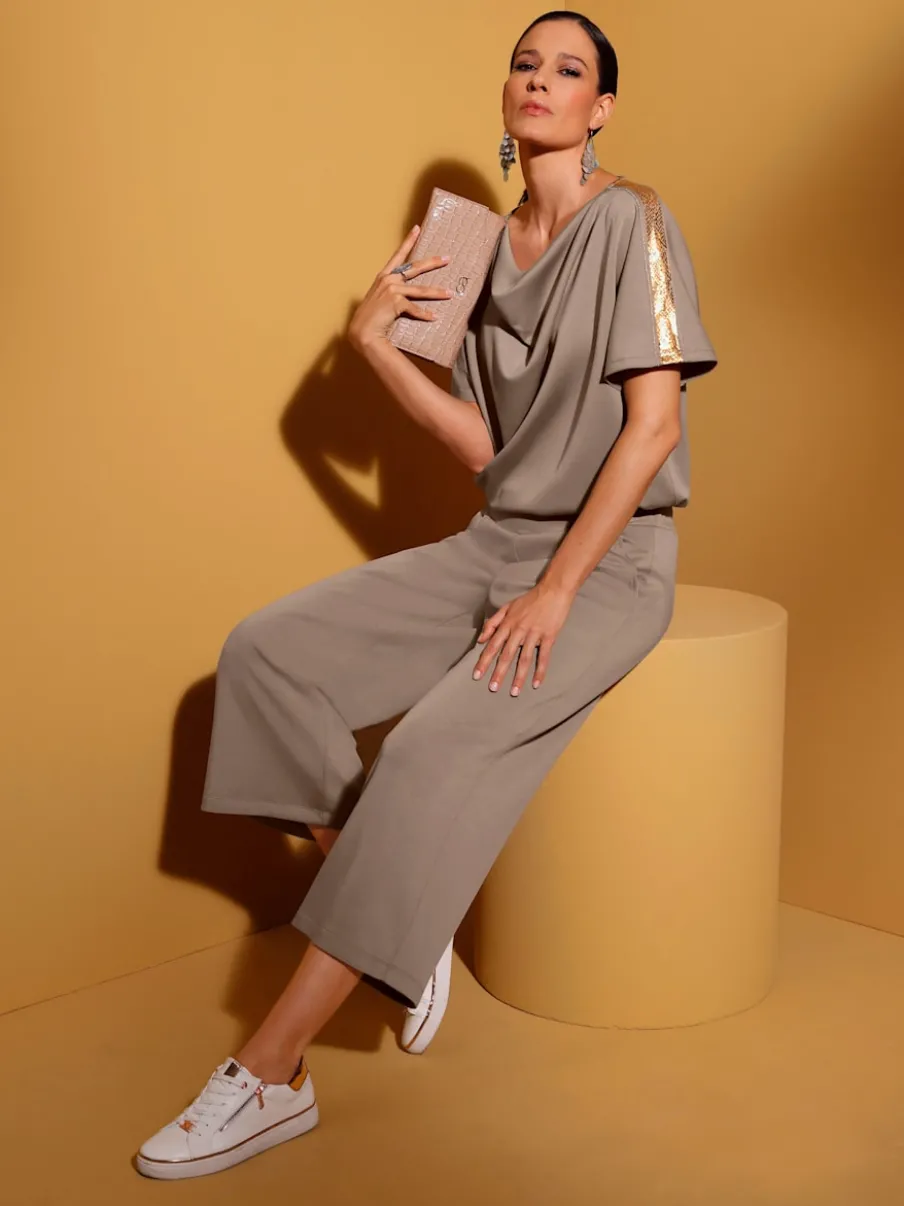 Pantalons larges en modal avec poches pratiques et confortables
