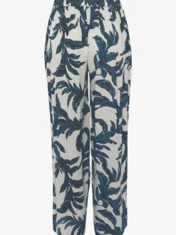 Pantalons légers à ceinture lisse avec poches fendues