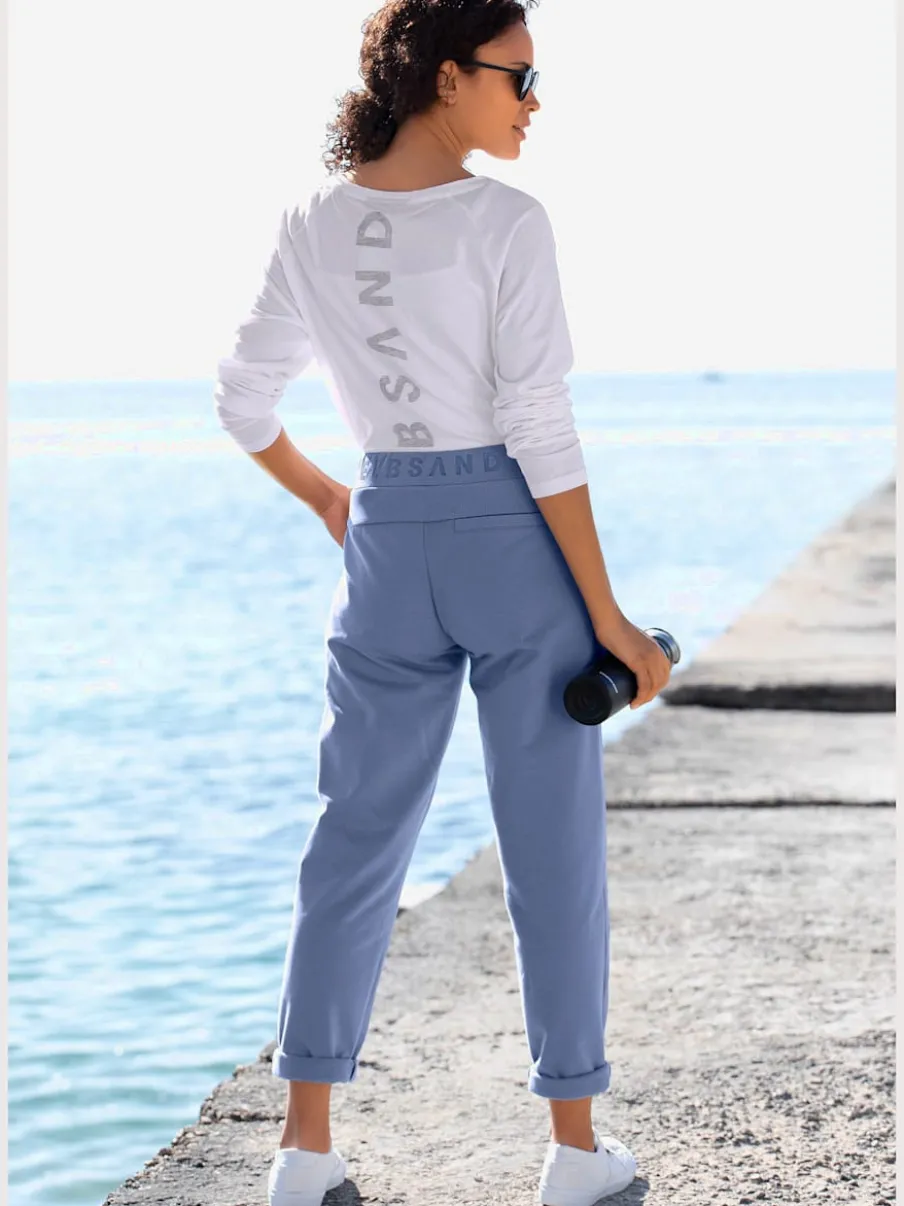 Pantalons molletonnés avec poches latérales et matière douce