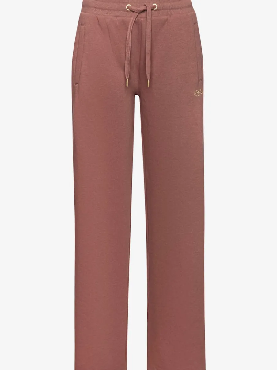 Pantalons moulants avec poches élastiques et empiècements côtelés