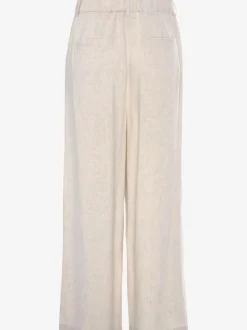 Pantalons palazzo avec élastique et poches latérales