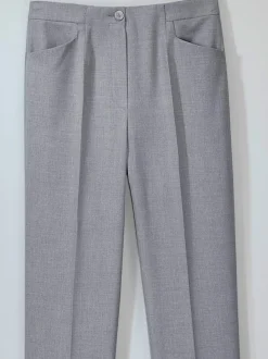 Pantalons silhouette affinée taille élastiquée respirants faciles entretien
