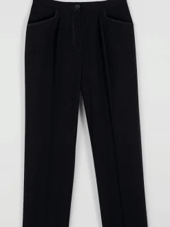 Pantalons silhouette affinée taille élastiquée respirants faciles entretien