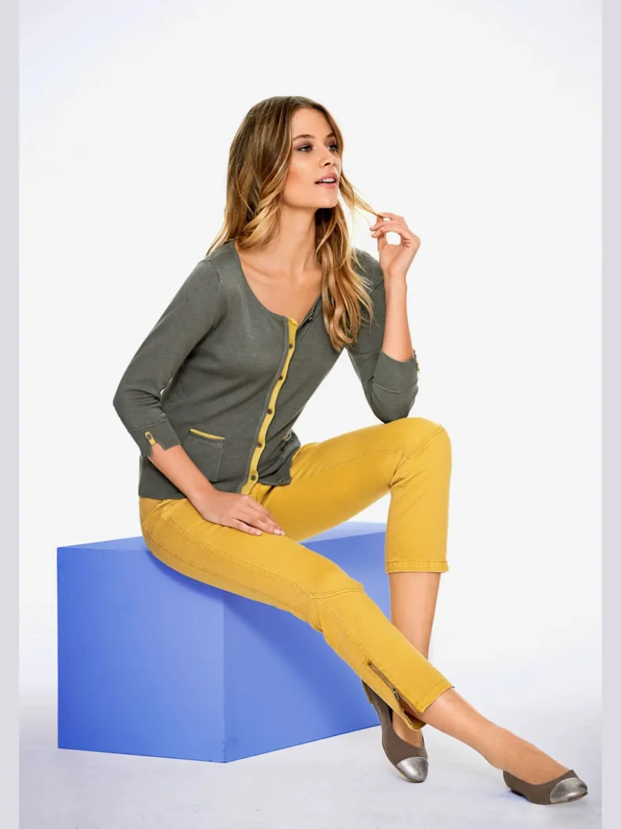 Pantalons skinny ajustés avec Power Mesh intégré soutien