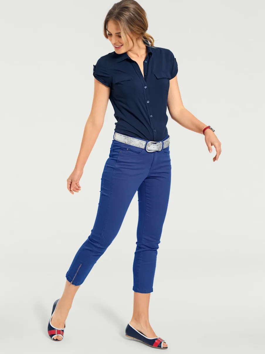 Pantalons skinny ajustés avec Power Mesh intégré soutien