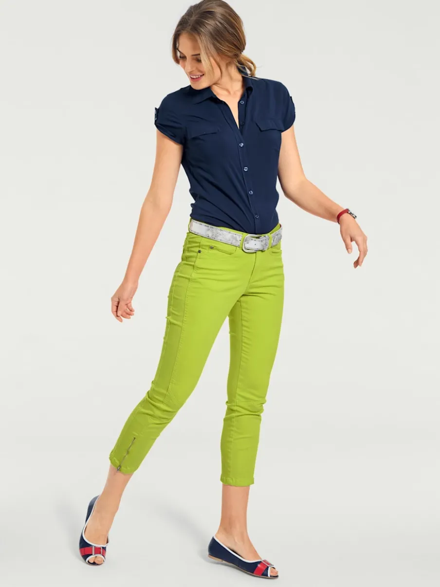 Pantalons skinny ajustés avec Power Mesh intégré soutien