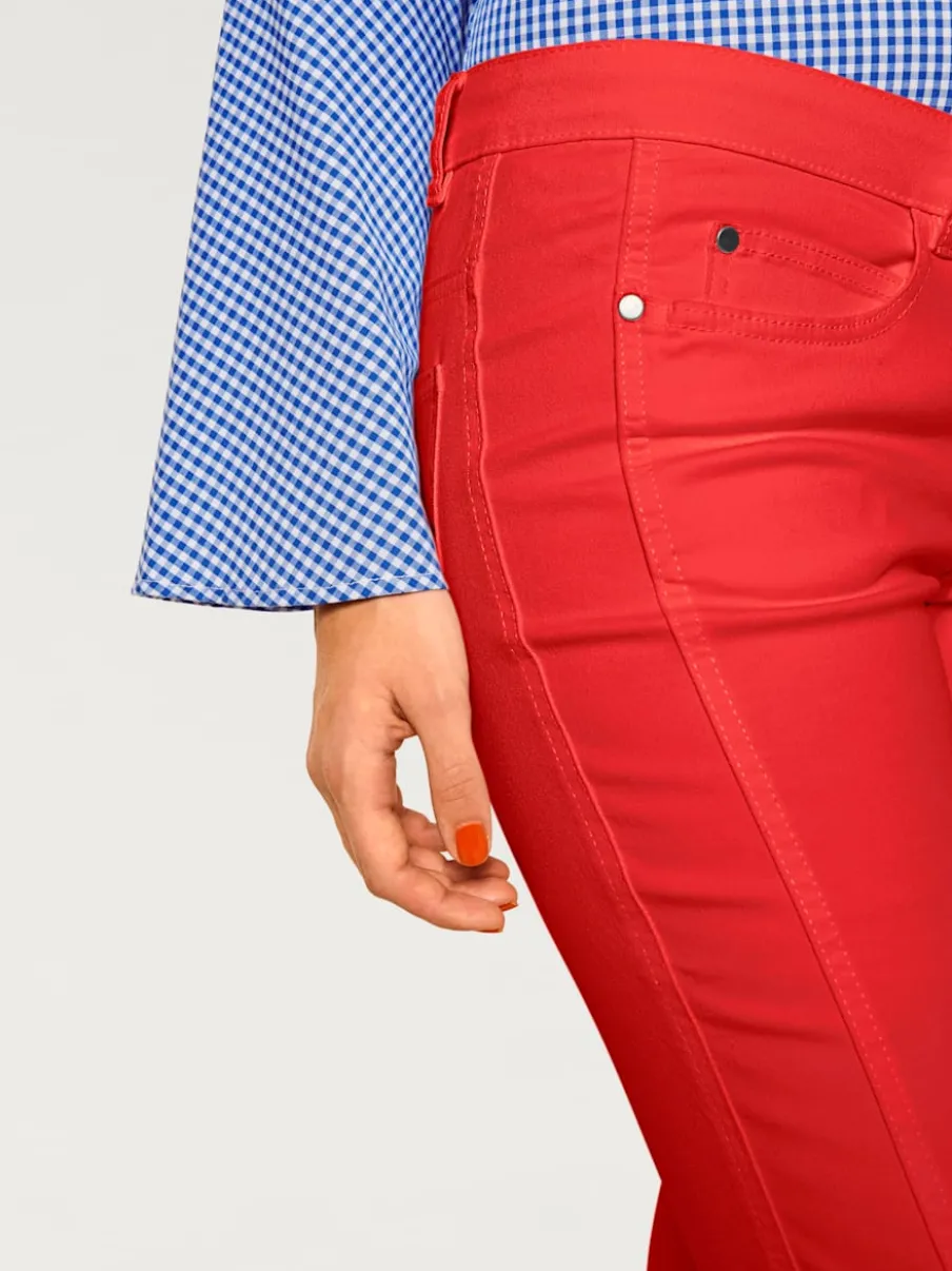 Pantalons skinny ajustés avec Power Mesh intégré soutien
