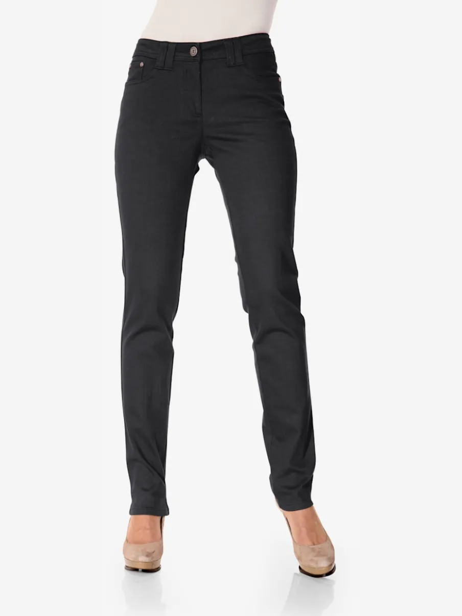Pantalons skinny avec effet push-up au dos