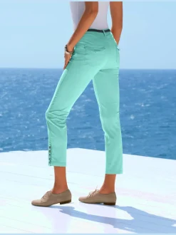 Pantalons skinny cinq poches style décontracté léger