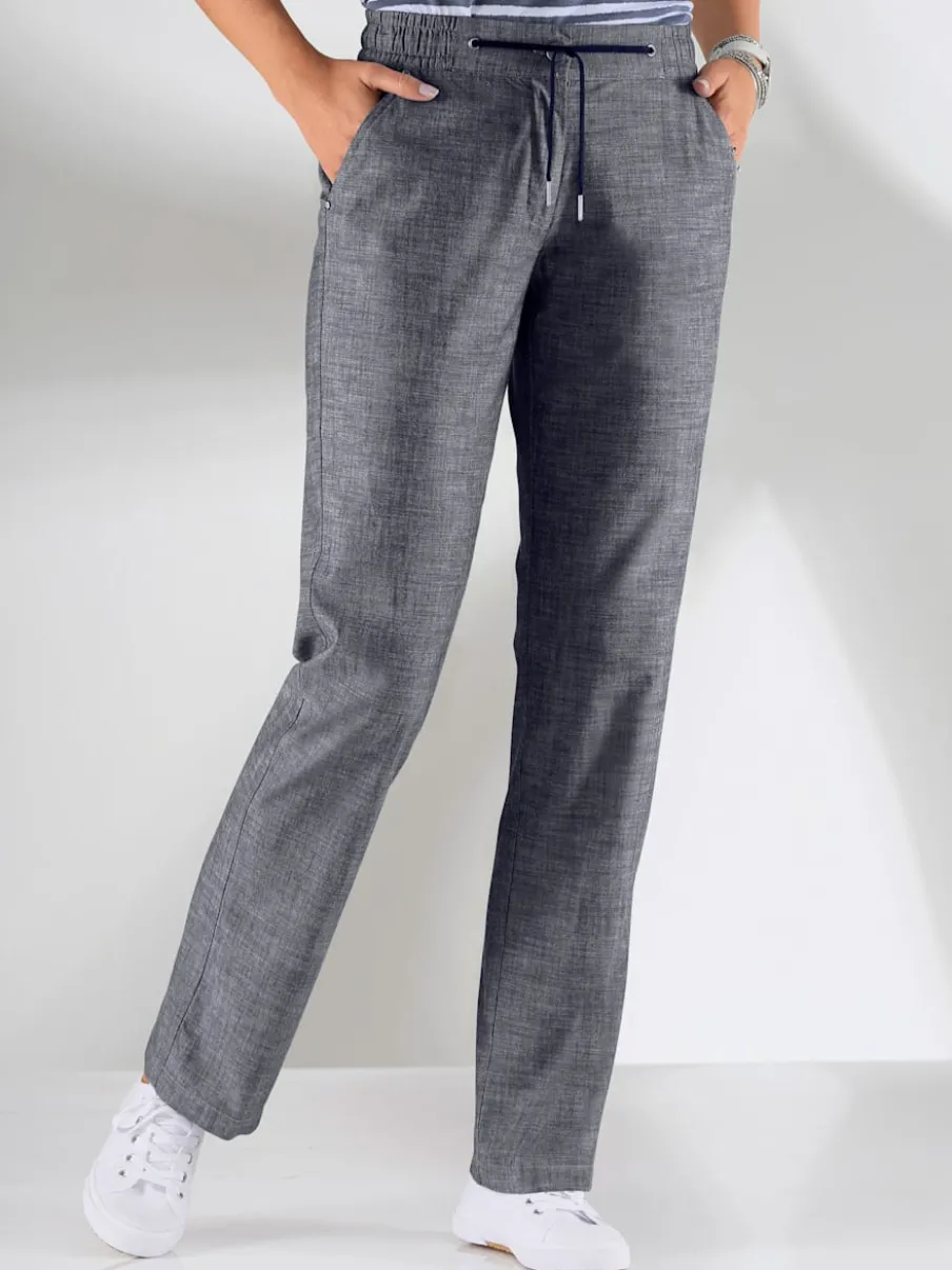 Pantalons sport avec ceinture élastique et poches pratiques