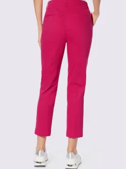 Pantalons structurants avec poches et œillets au bas