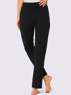 Pantalons sweat avec poches zippées et liens contrastés