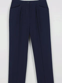 Pantalons taille élastiquée avec ceinture plate discrète