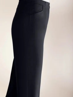 Pantalons taille élastiquée avec ceinture plate discrète