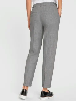 Pantalon structure indéformable avec ceinture élastique et poches
