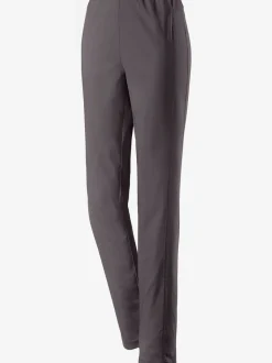 Pantalons unis avec ceinture élastique confortable extensible