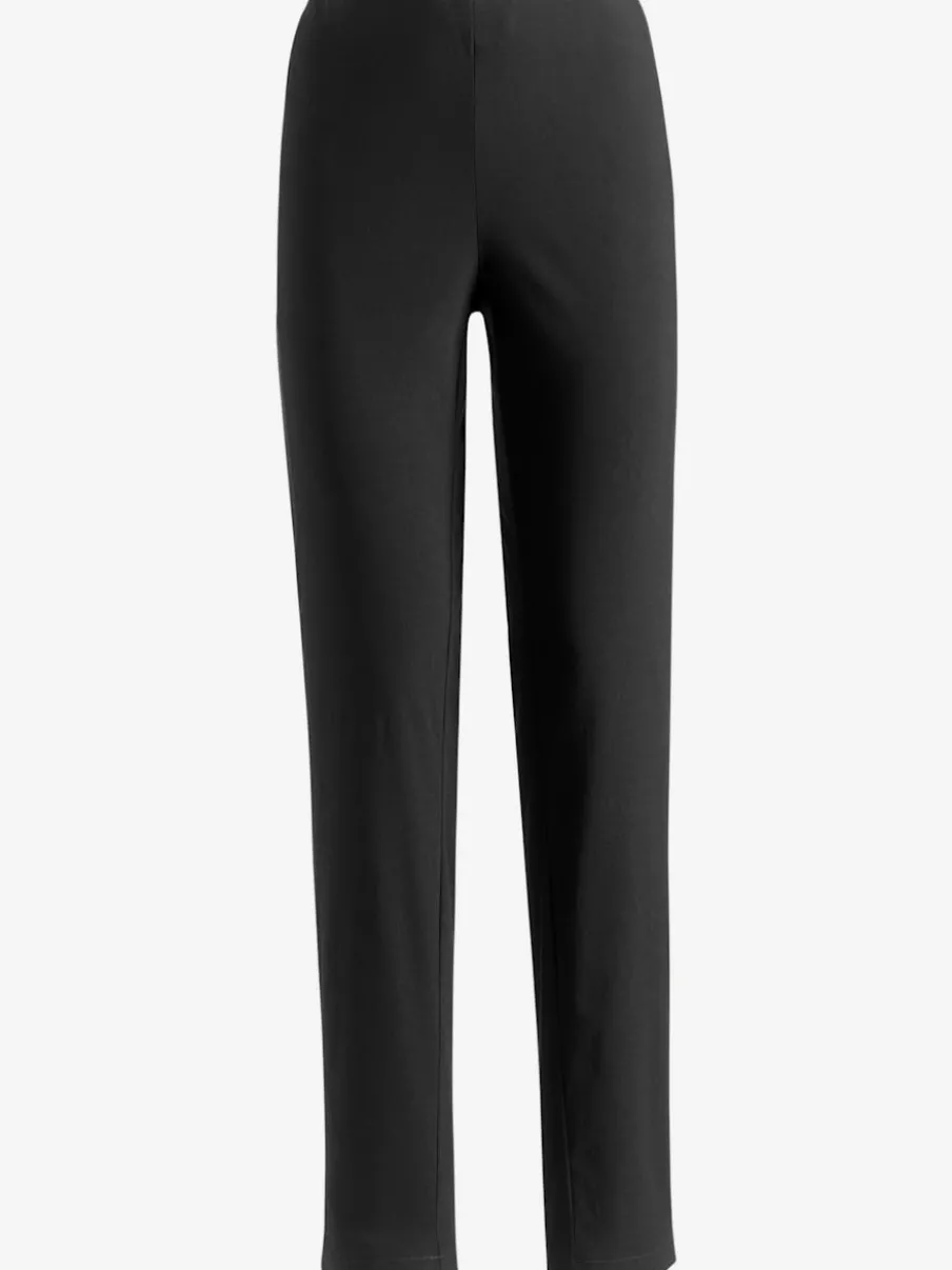 Pantalons unis avec ceinture élastique confortable extensible