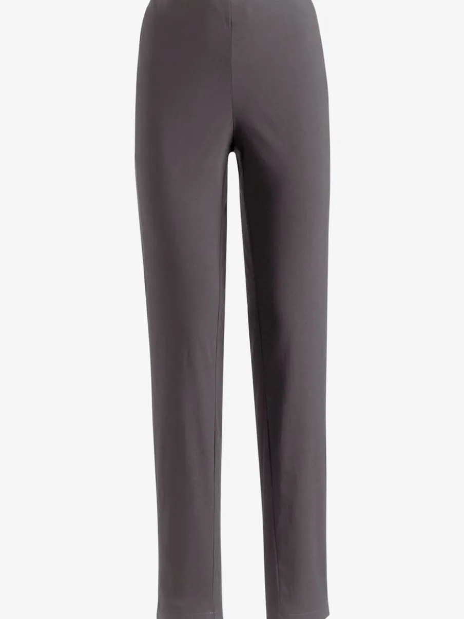 Pantalons unis avec ceinture élastique confortable extensible
