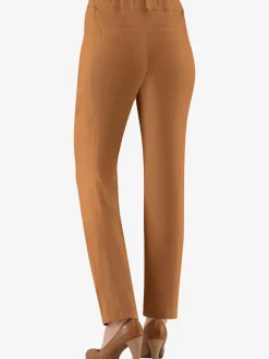 Pantalons unis avec ceinture élastique confortable extensible