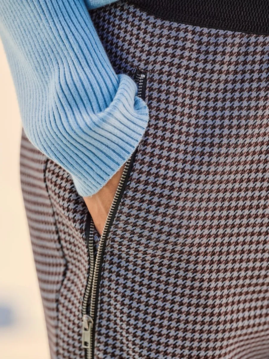 Pantalon superbe motif jacquard